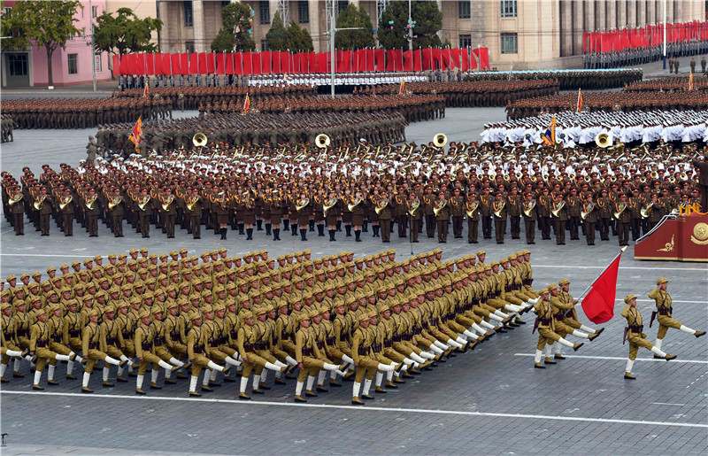 朝鮮閱兵圖片，展現(xiàn)國家力量與榮耀，朝鮮閱兵圖片展示國家力量與榮耀的瞬間