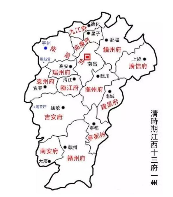 江西地圖最新全圖概覽，江西地圖最新全圖詳解