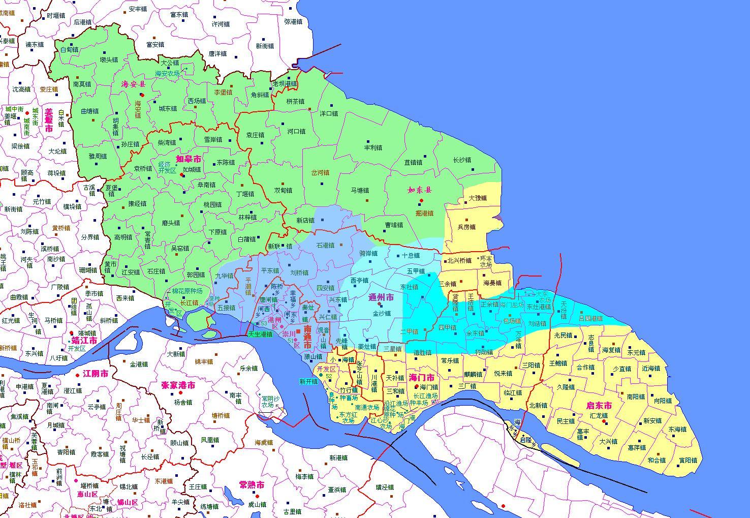 江蘇省十三市地圖概覽，江蘇省十三市地圖概覽全景解析