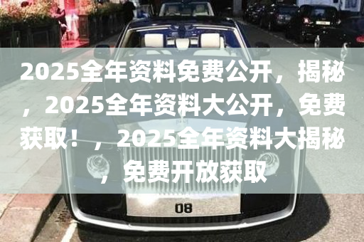 邁向2025，正版資料免費公開的嶄新篇章，邁向2025，正版資料免費公開的開放新時代