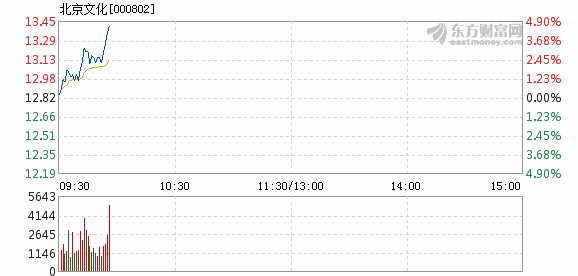 北京文化股票行情